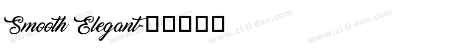 Smooth Elegant字体转换